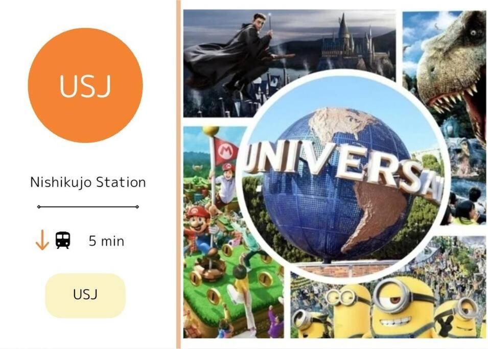 Residential Hotel Glitter Usjまで1駅5分 Osaka Zewnętrze zdjęcie